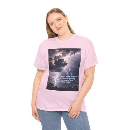 Lightning Style Thunder Unisex Heavy Cotton Tee