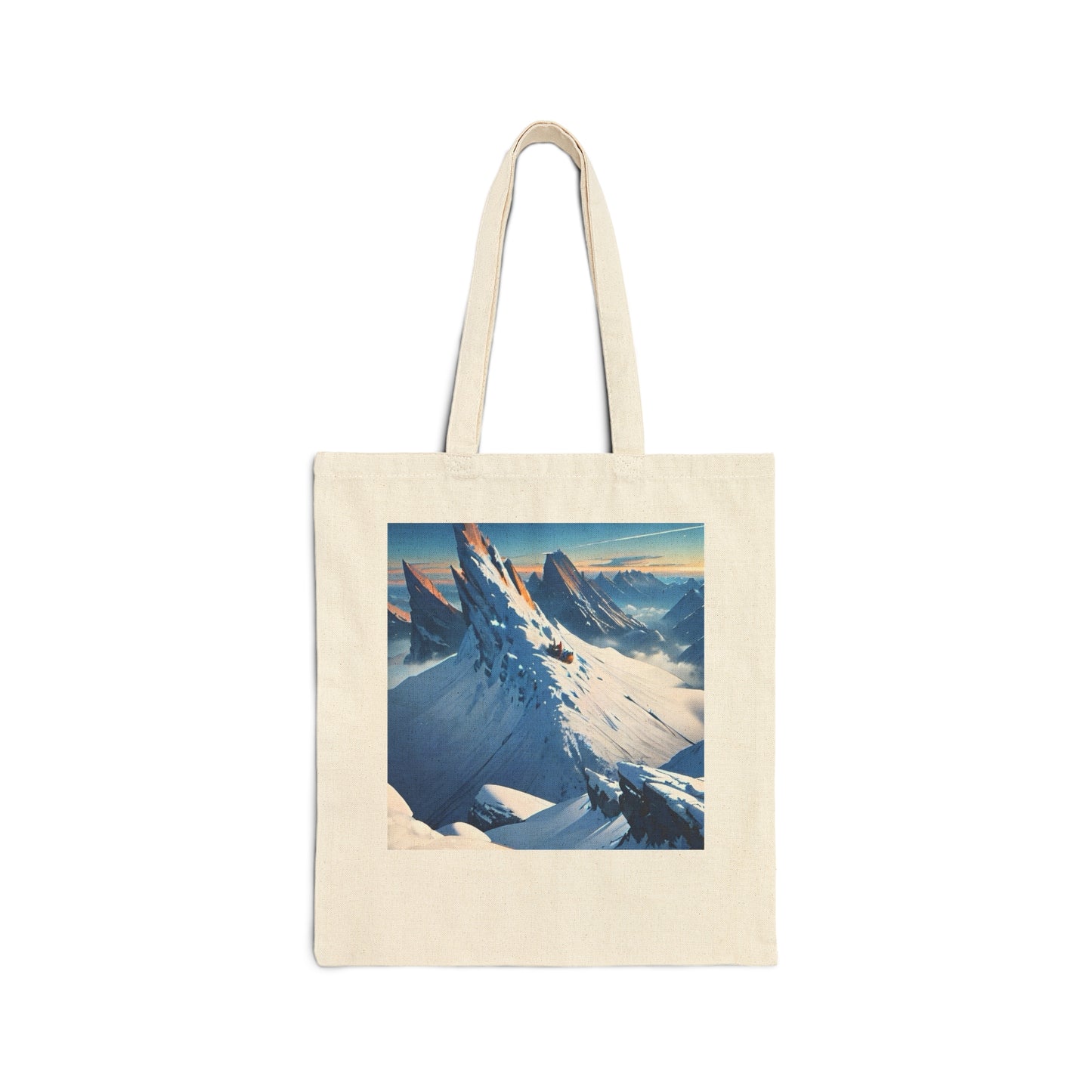 Alps Cotton Canvas Tote Bag