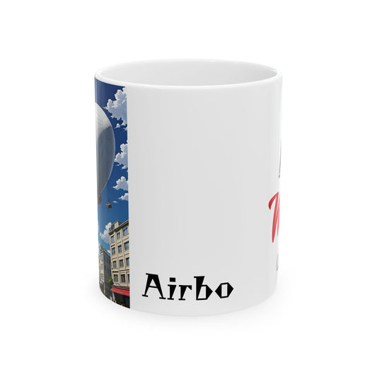 Matiby Airbo Ceramic Mug, (11oz, 15oz)