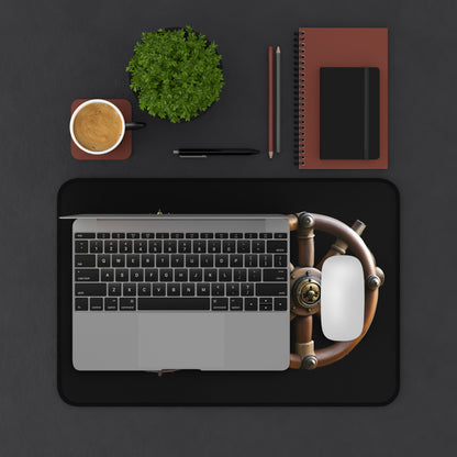 Nautical Desk Mat, Black