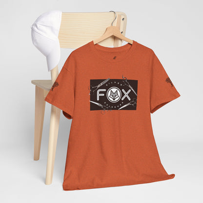 Silver Fox Scissors Unisex Heavy Cotton Tee