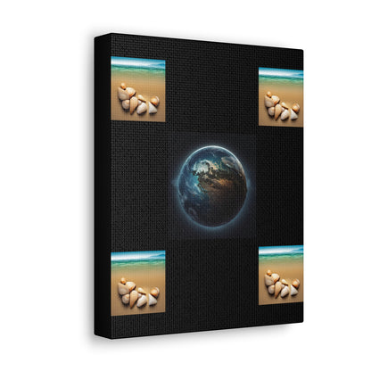 Matiby Worlds Black Canvas Gallery Wraps