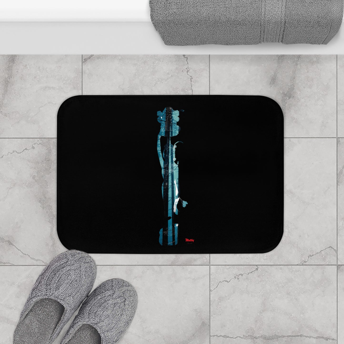 Vol-Subs Black Bath Mat