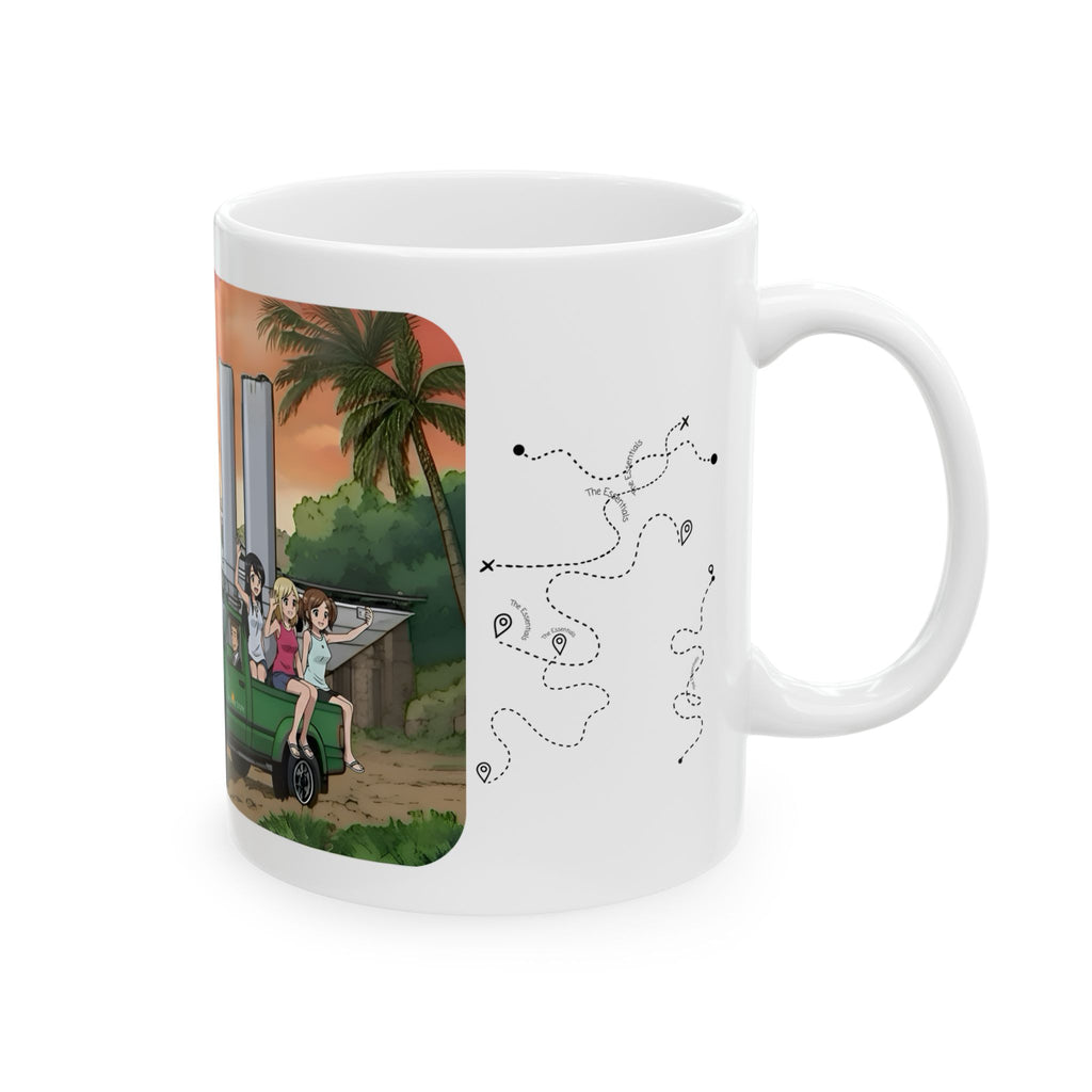 Sunshine State Pickup Trucks #6 Yacht Hauler White Ceramic Mug – Celebrating Companionship, Creativity & Life’s Little Wonders Cup (11oz/15oz)