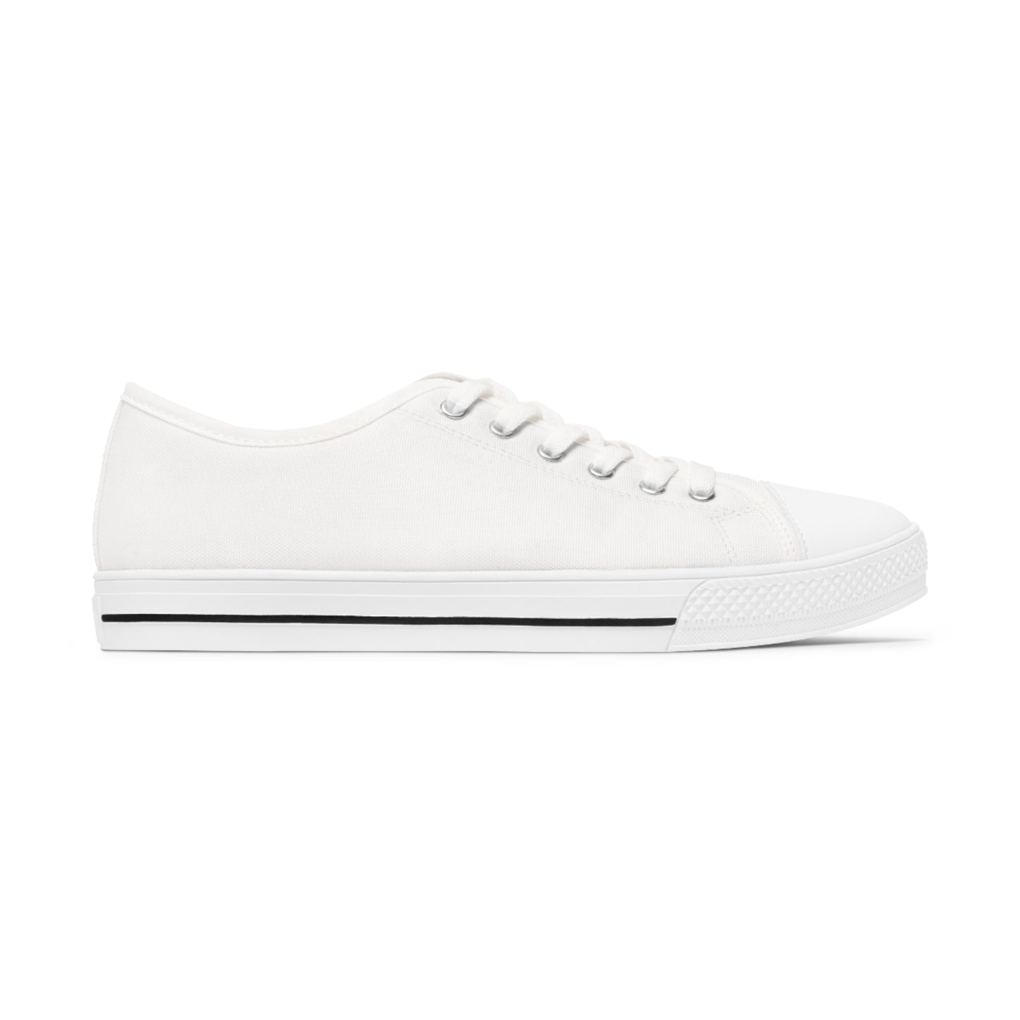 Women's White Low Top Sneakers