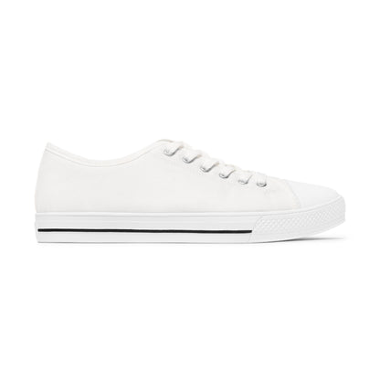 Women's White Low Top Sneakers