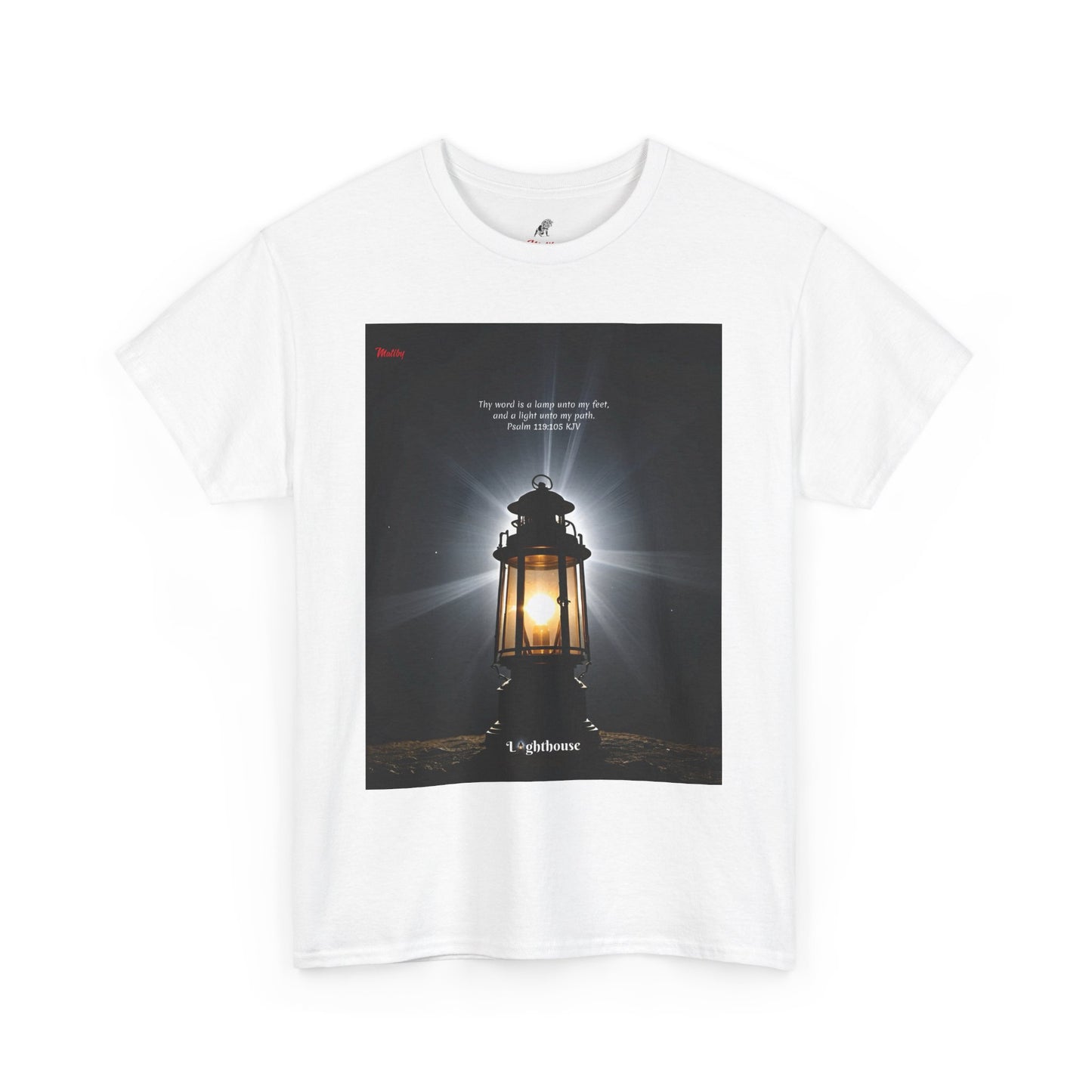 Lighthouse Psalm 119 Unisex Heavy Cotton Tee