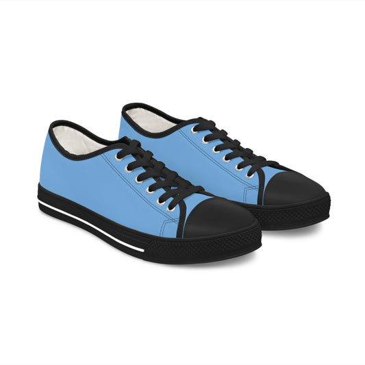 Women's Light Blue Low Top Sneakers