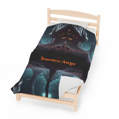 Journeys Airgo Velveteen Plush Blanket