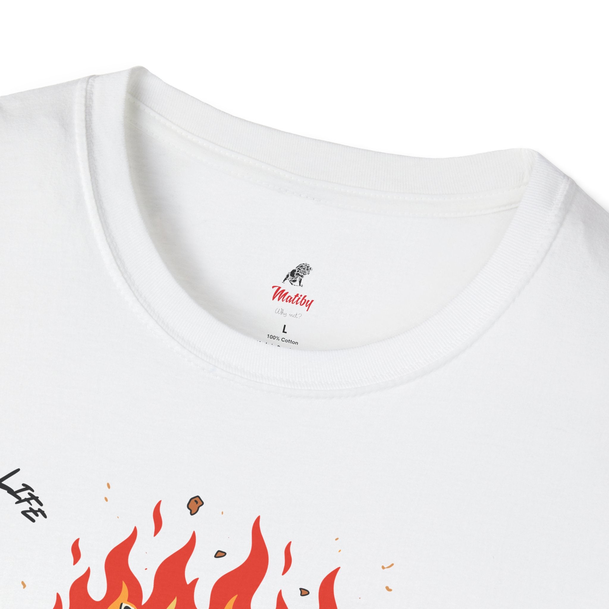 Raccoon Fun #1 Unisex T-Shirt - Dumpster Fire Graphic Tee, Animal Lover Gift, Nature Wildlife Shirt, Funny Graphic Print Apparel, Outdoor