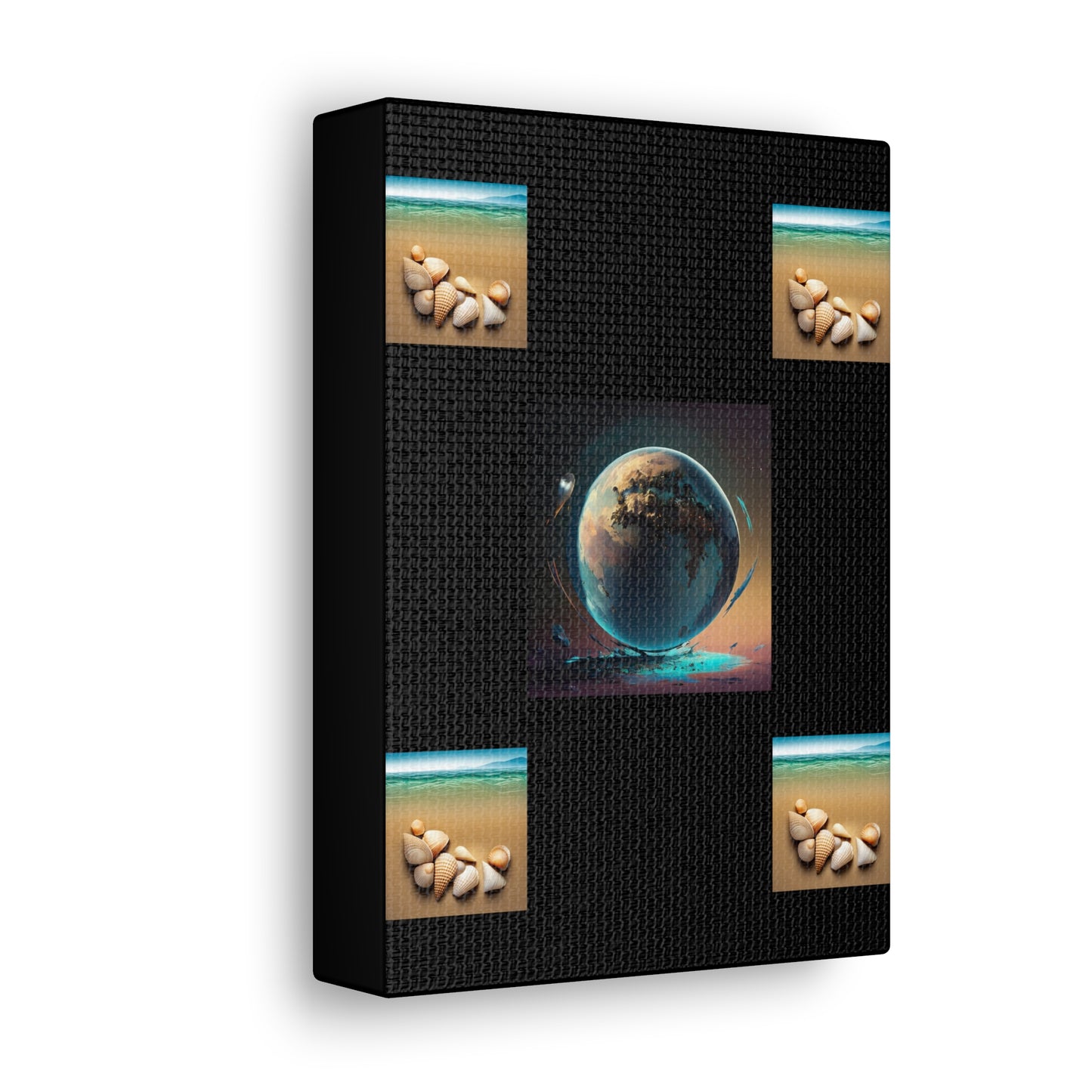 Matiby Worlds Black Canvas Gallery Wraps