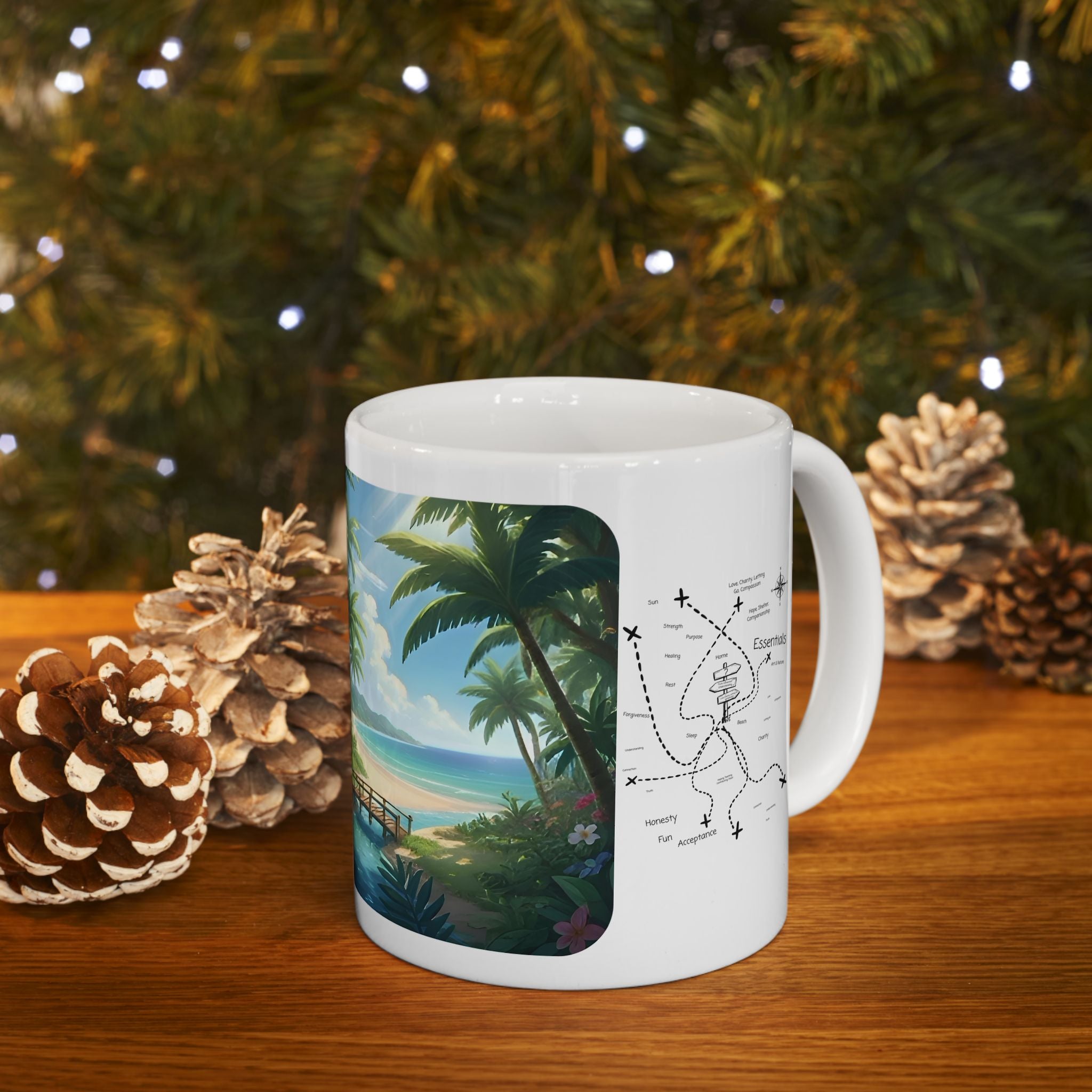 Cozy Architecture & Dreamy Landscapes #46 White Ceramic Mug – Homes Home Sweet Home Cup (11oz/15oz)