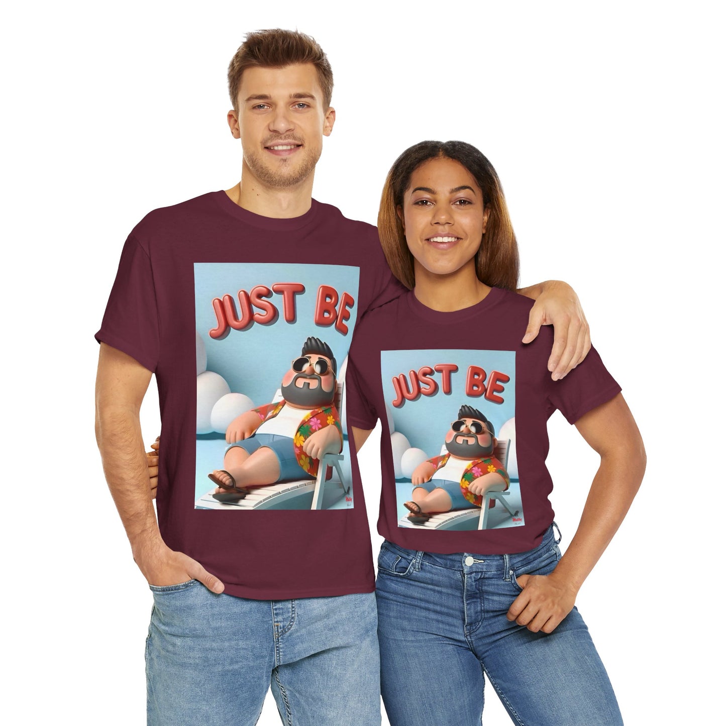 Just Be Unisex Heavy Cotton Tee