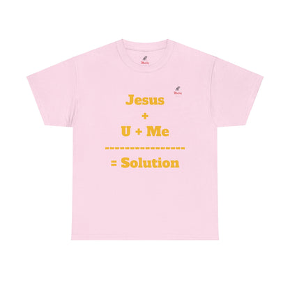 Jesus+U+Me Unisex Heavy Cotton Tee