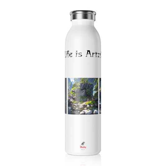 Artzy Slim Water Bottle