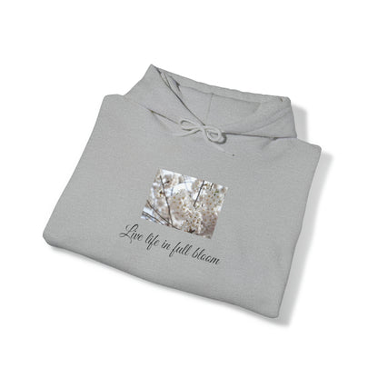 White Flower Unisex Heavy Blend™ Hooded Sweatshirt