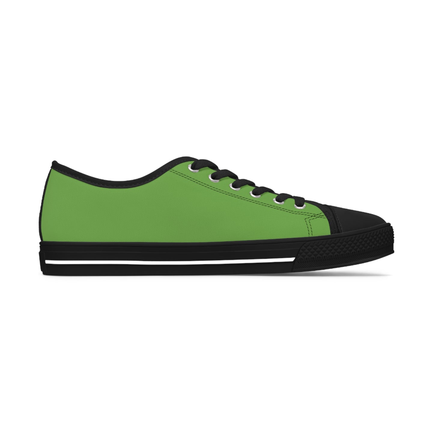 Women's Green Low Top Sneakers