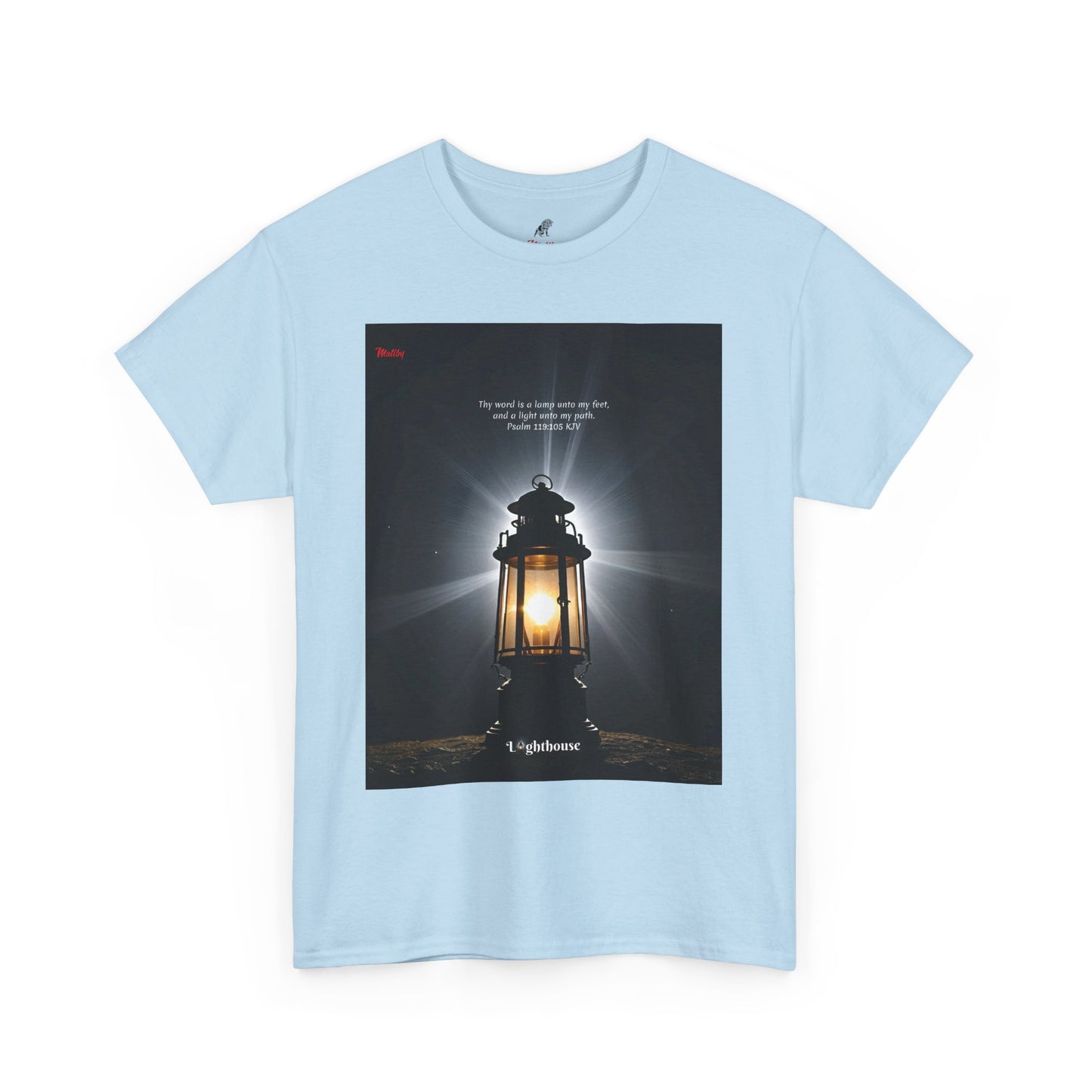 Lighthouse Psalm 119 Unisex Heavy Cotton Tee