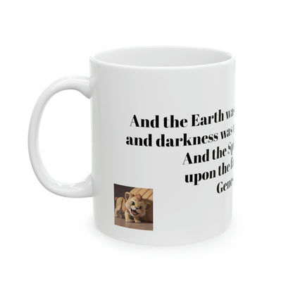 Bible Speaks Gen 1:2 Ceramic Mug, 11oz