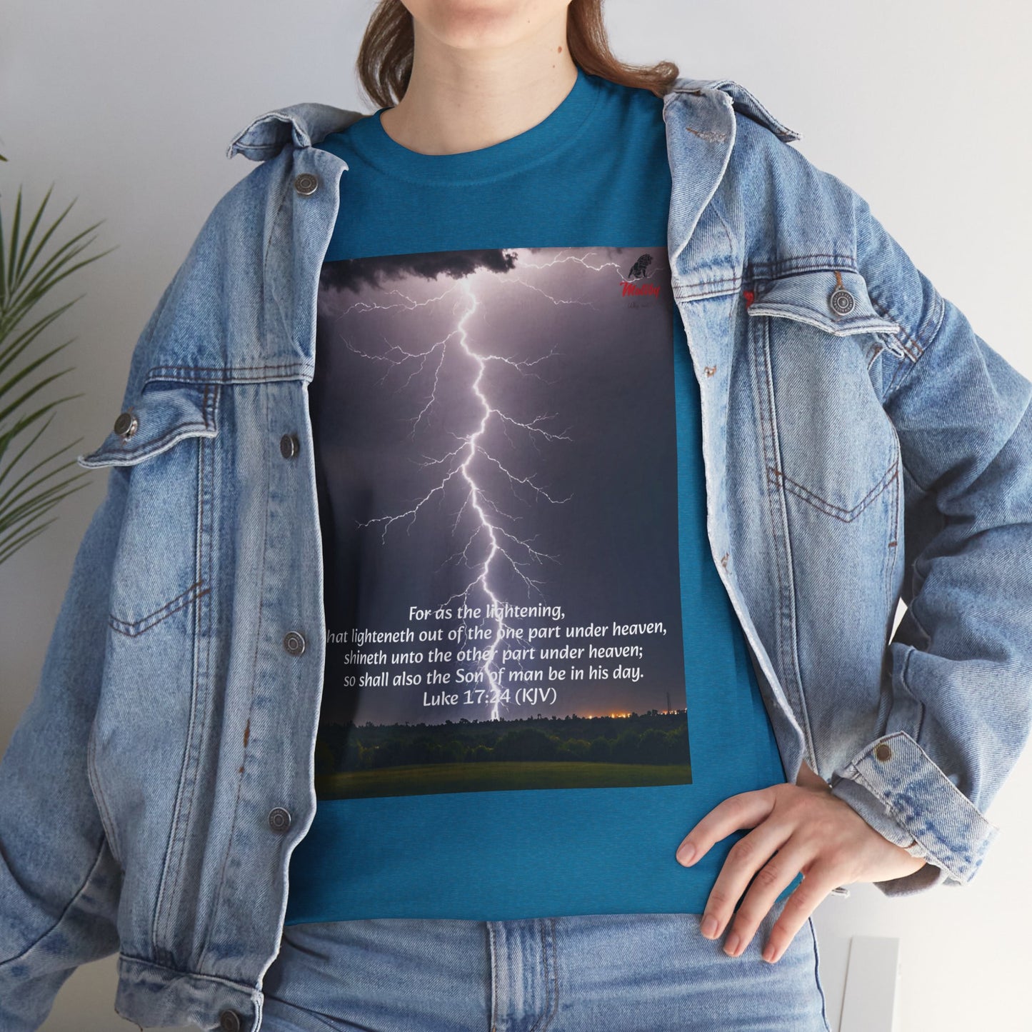 Lightning Style Son of man Unisex Heavy Cotton Tee