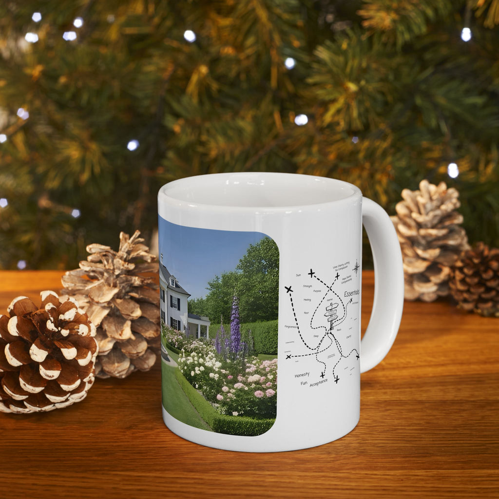 Cozy Architecture & Dreamy Landscapes #22 White Ceramic Mug – Homes Home Sweet Home Cup (11oz/15oz)
