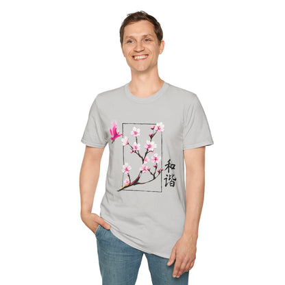 Japanese Cherry Blossom Unisex Softstyle T-Shirt