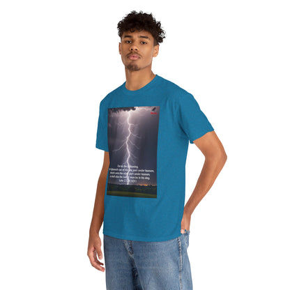 Lightning Style Son of man Unisex Heavy Cotton Tee