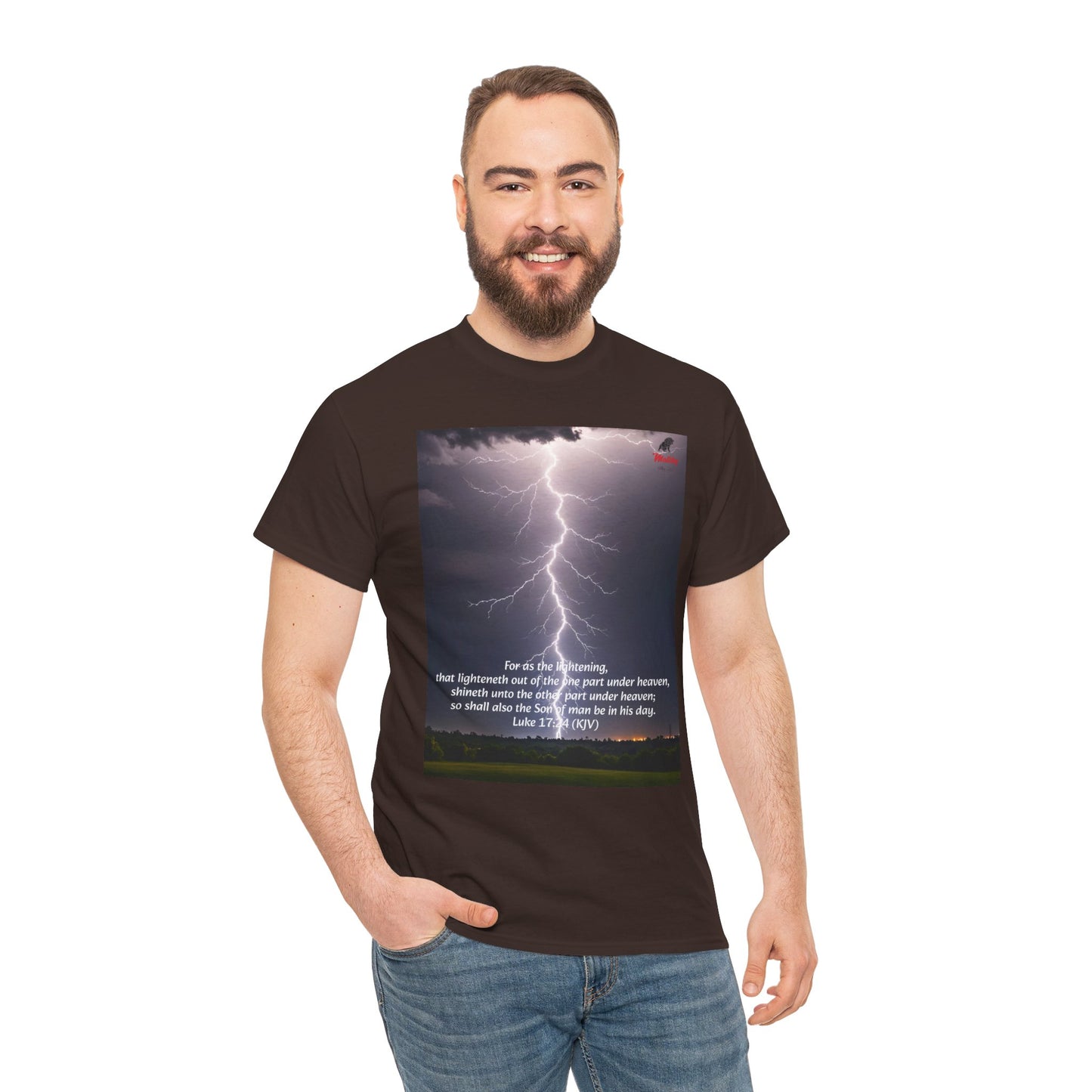 Lightning Style Son of man Unisex Heavy Cotton Tee