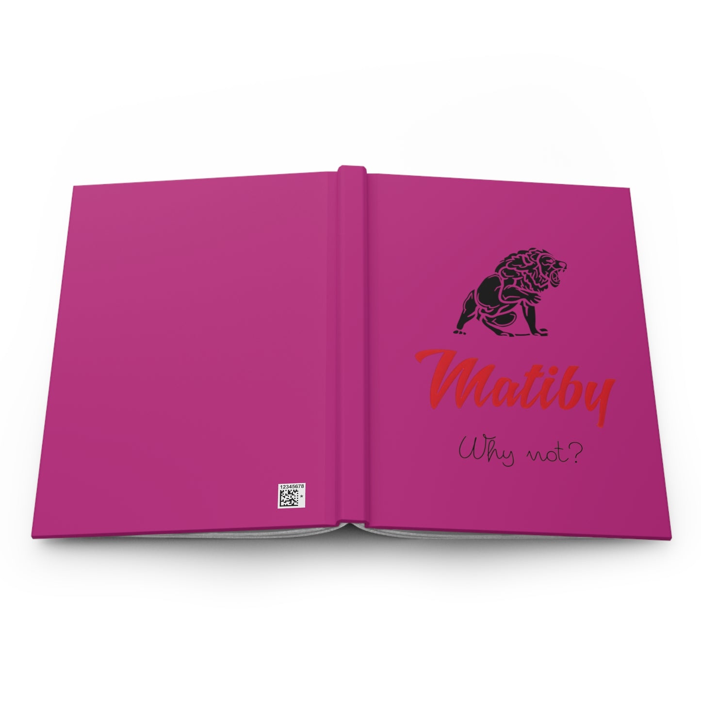 Matiby Hardcover Journal Matte Pink