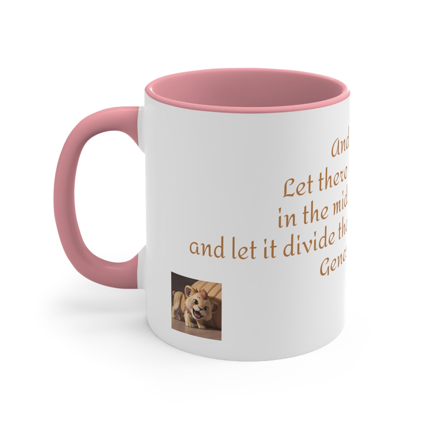 Bible Speaks Gen 1:6 Accent Mug, 11oz