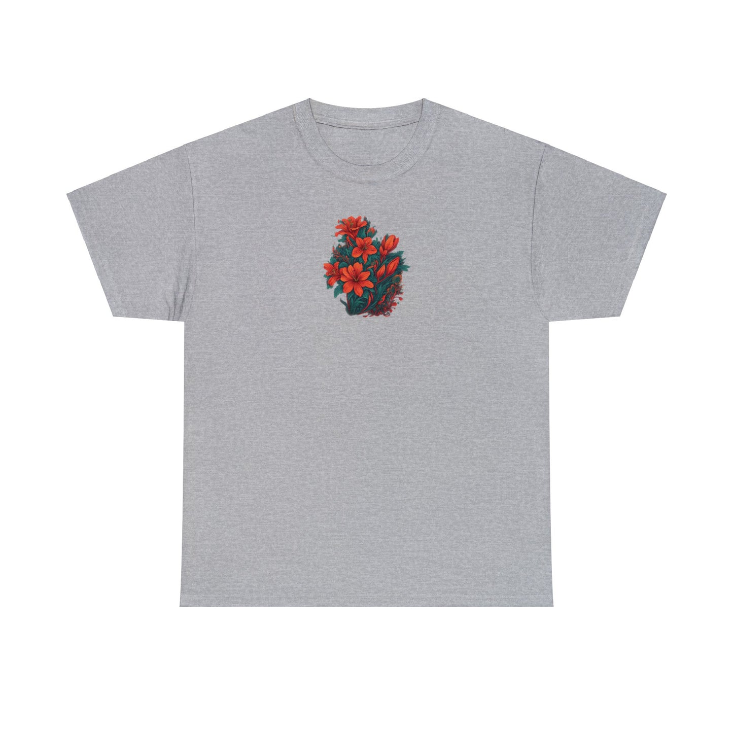 Matiby Floral Unisex Heavy Cotton Tee