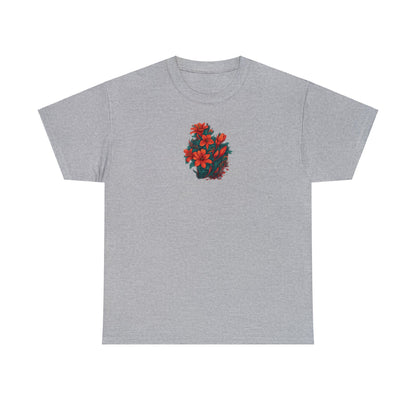 Matiby Floral Unisex Heavy Cotton Tee