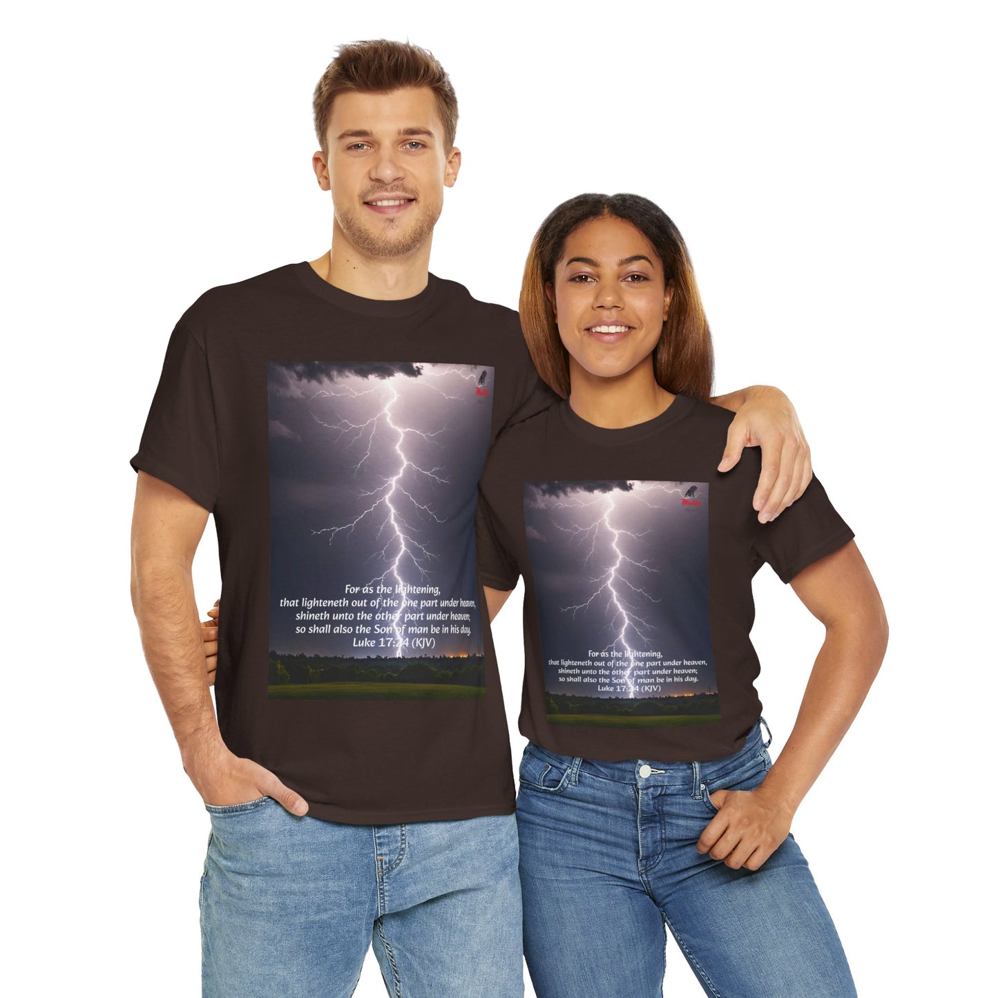 Lightning Style Son of man Unisex Heavy Cotton Tee