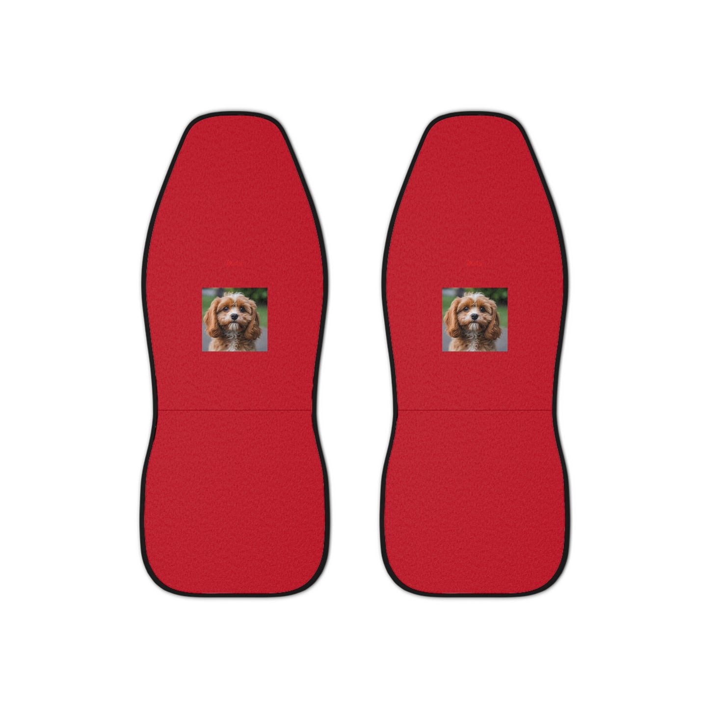 Matiby Puppy Dark Red Car Seat Covers