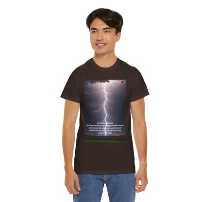 Lightning Style Son of man Unisex Heavy Cotton Tee