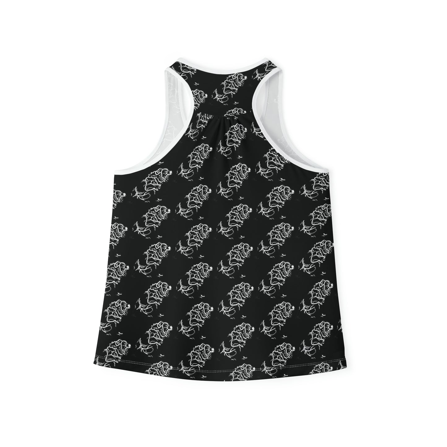 Women's Black Tank Top (AOP)