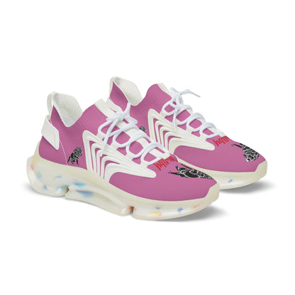 Men's Pink Mesh Sneakers