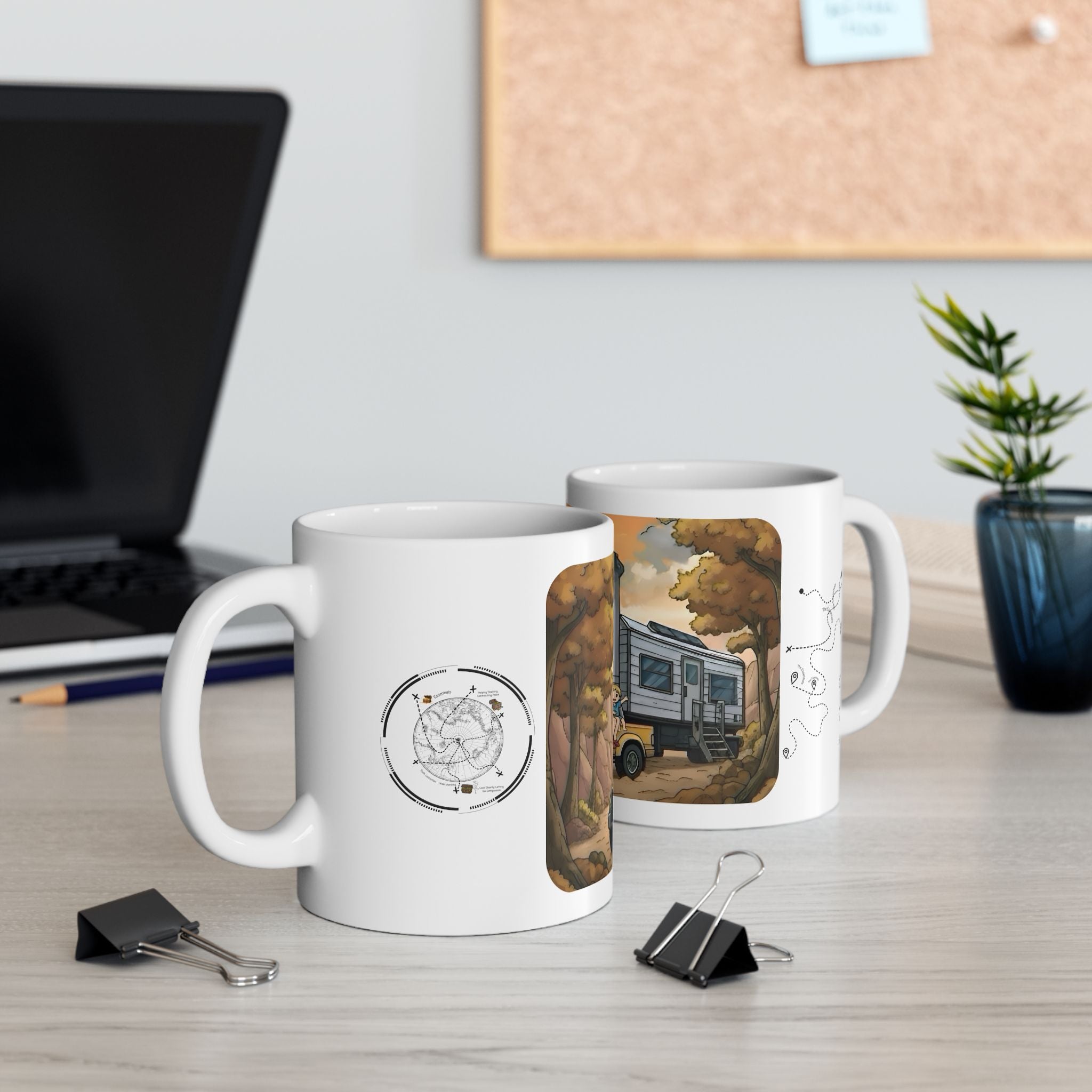 Sunshine State Pickup Trucks #3 Trailer Home White Ceramic Mug – Celebrating Companionship, Creativity & Life’s Little Wonders Cup (11oz/15oz)