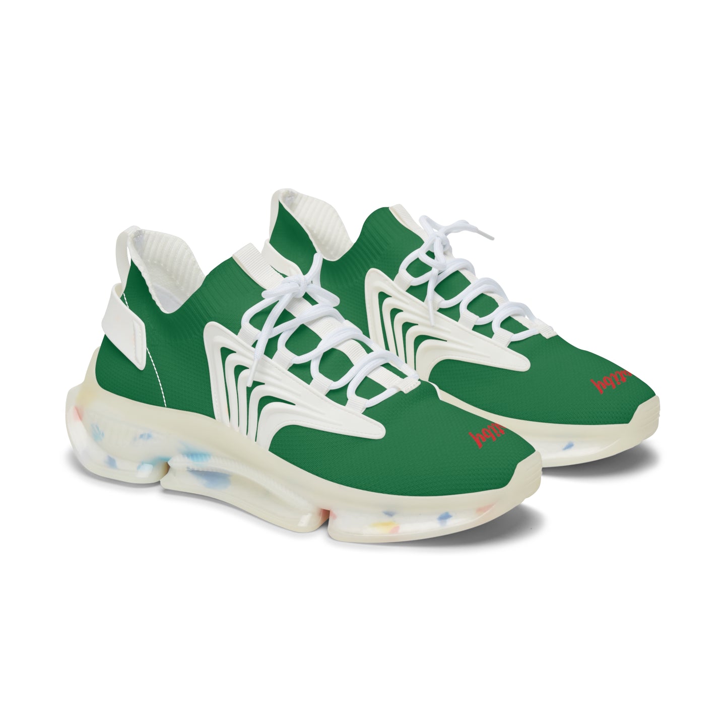 Women's Green Mesh Sneakers