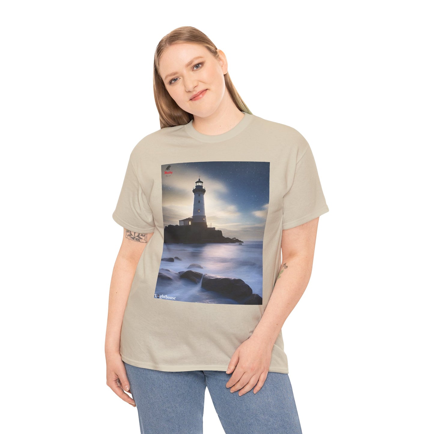 Lighthouse Unisex Heavy Cotton Tee