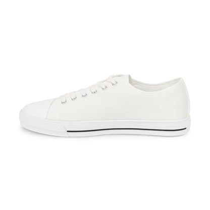 Matiby Men's White Low Top Sneakers