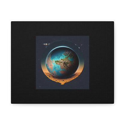 Matiby Worlds Black Canvas Gallery Wraps