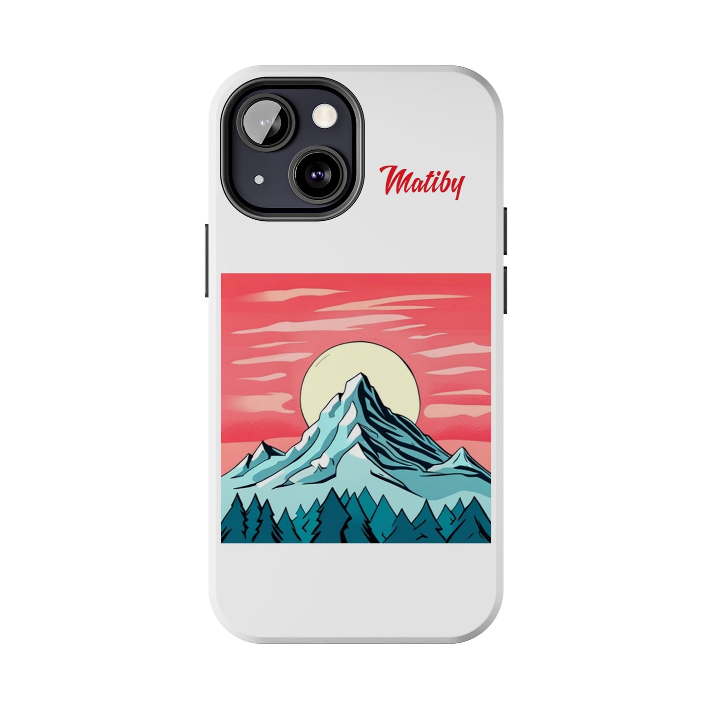 Sunset Mountain Tough Phone Cases