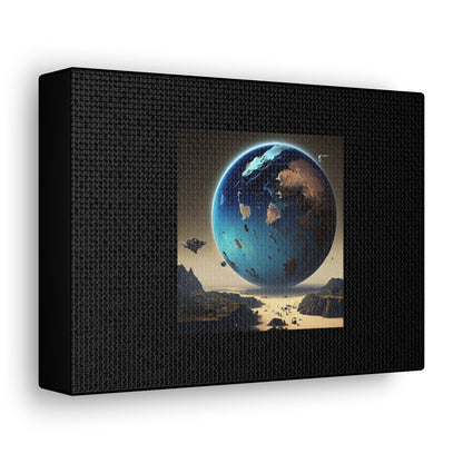 Matiby Worlds Black Canvas Gallery Wraps