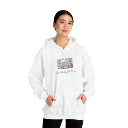 White Flower Unisex Heavy Blend™ Hooded Sweatshirt