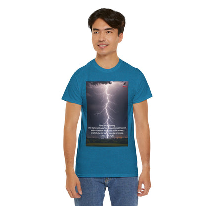 Lightning Style Son of man Unisex Heavy Cotton Tee