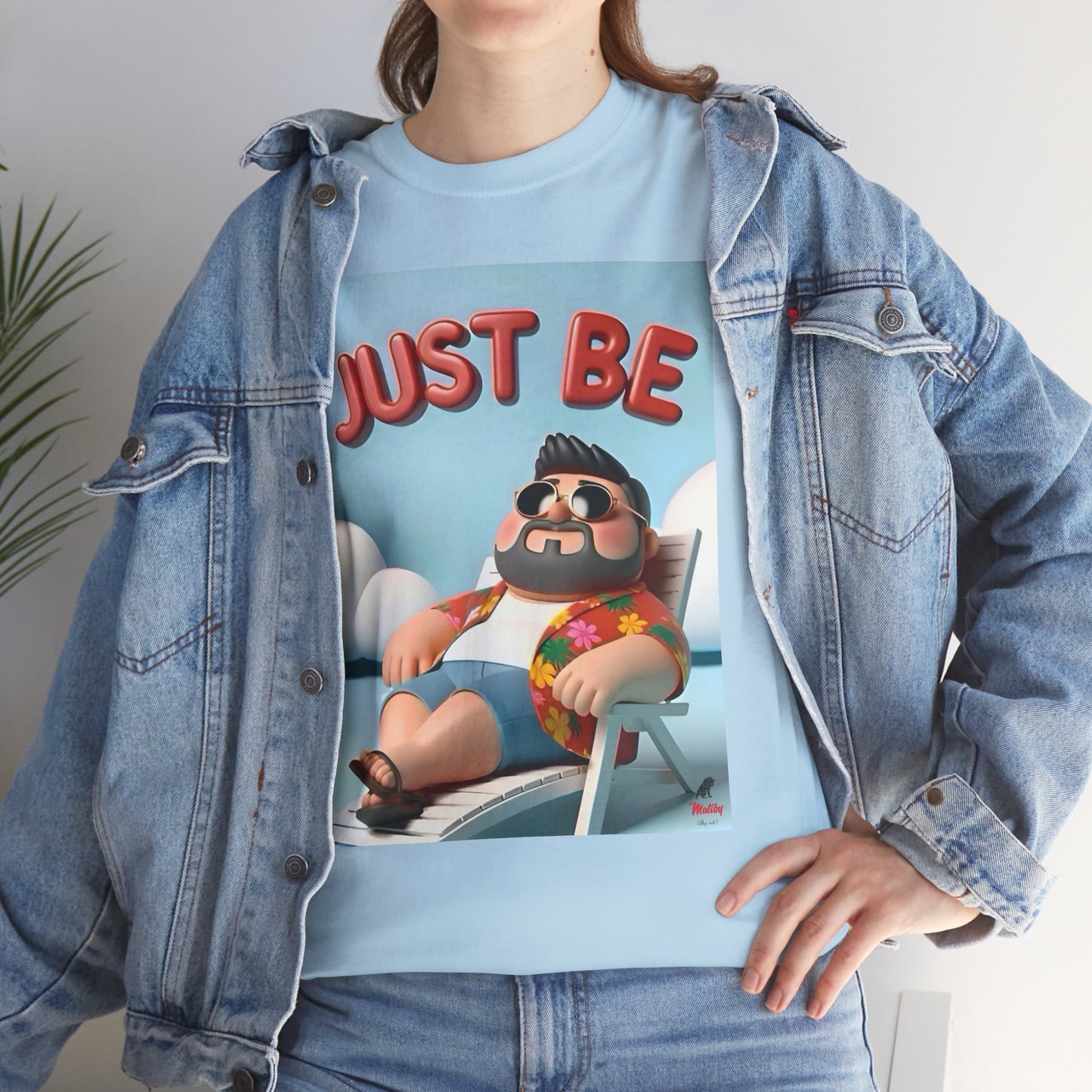 Just Be Unisex Heavy Cotton Tee