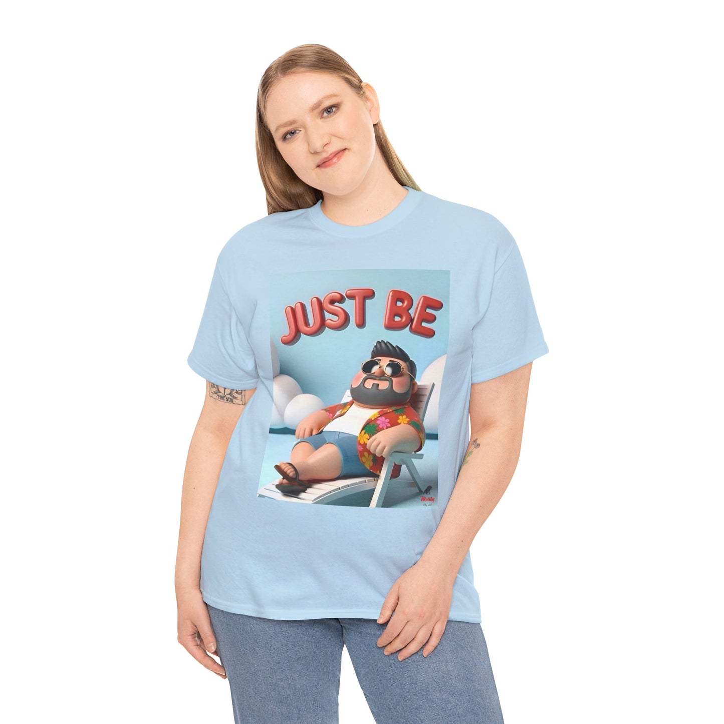 Just Be Unisex Heavy Cotton Tee