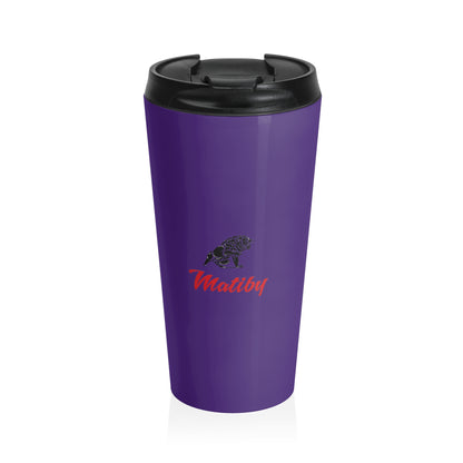 Matiby Purple Stainless Steel Travel Mug