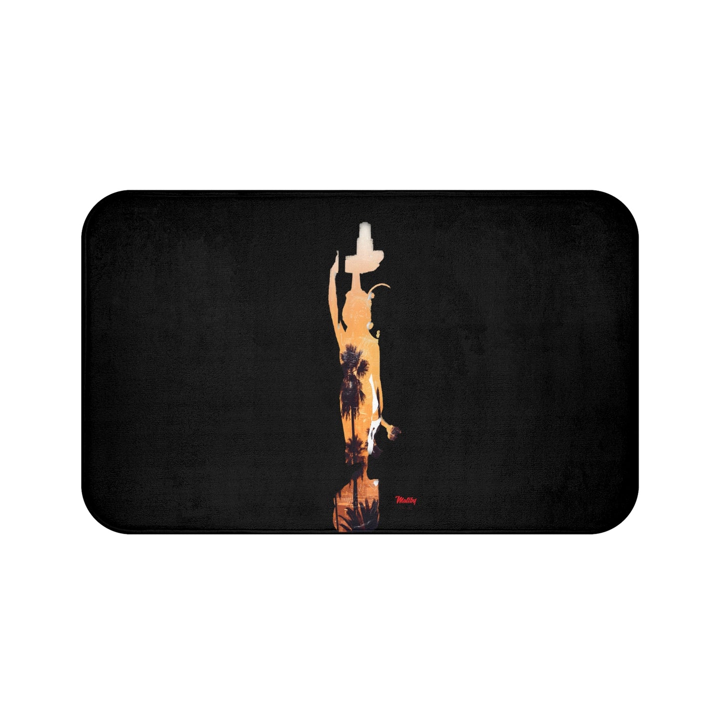 Vol-Subs Black Bath Mat